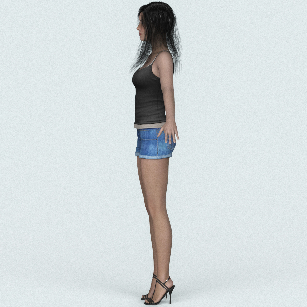 Young Sexy Girl 3d Character By 3darcmall 3docean 